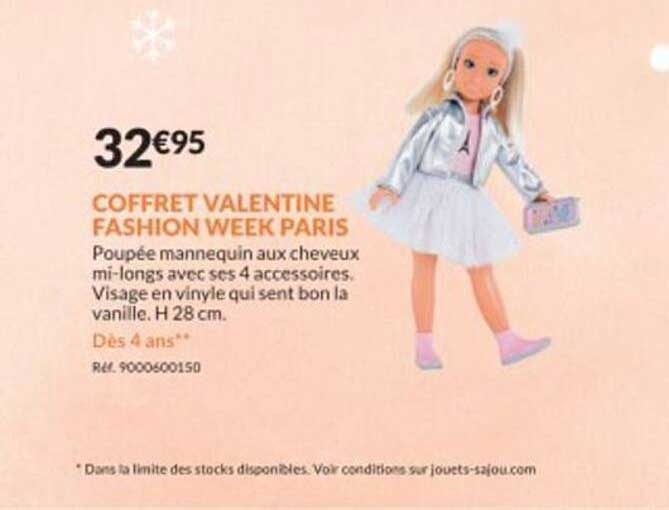 coffret valentine fashion week paris