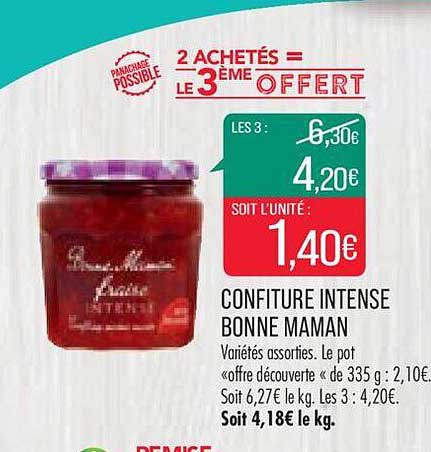 conffiture intense bonne maman