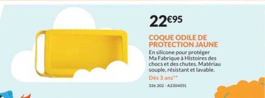 coque odile de protection jaune