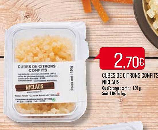cubes de citrons confits niclaus