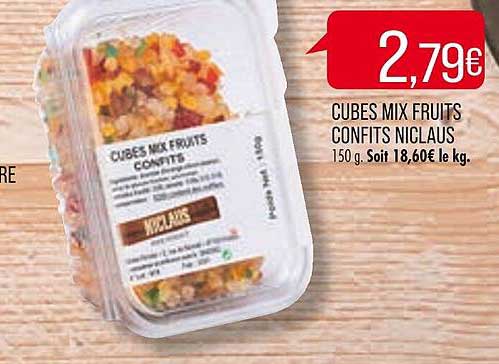 cubes mix fruits conffits niclaus