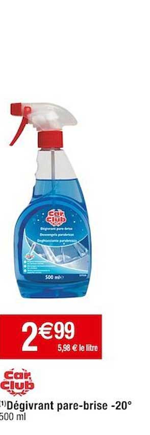 dégivrant pare-brise -20°