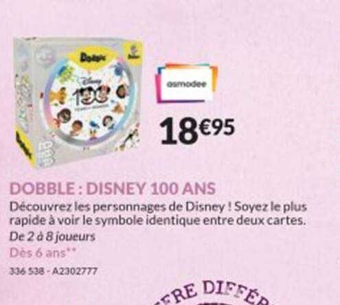 dobble: disney 100 ans