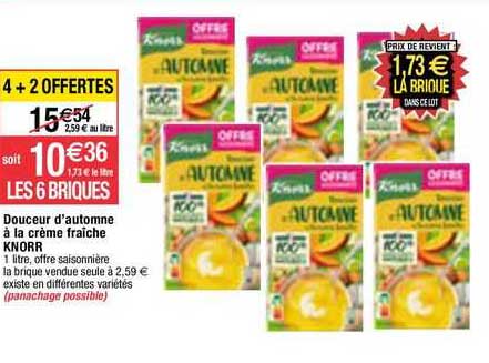 douceur d'automne à la crème fraîche knorr