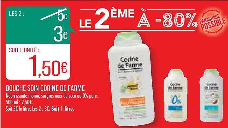 douche soin corine de farme