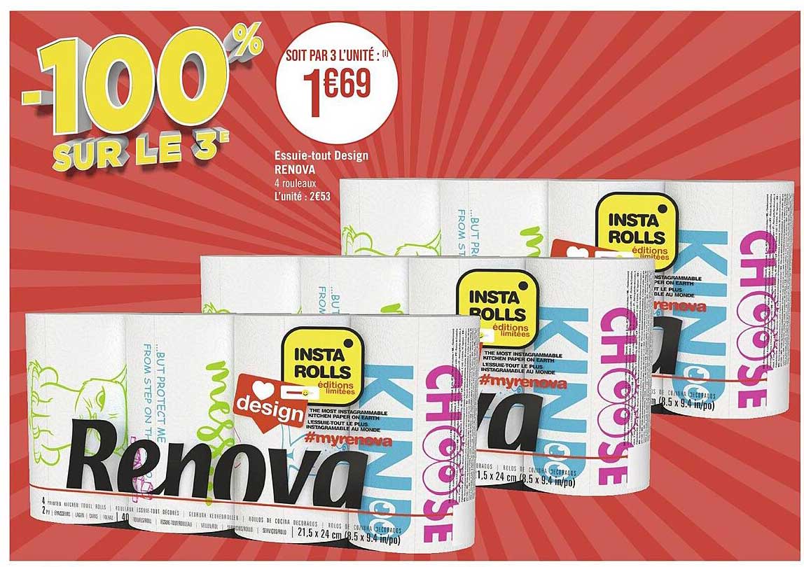 essuie-tout design renova