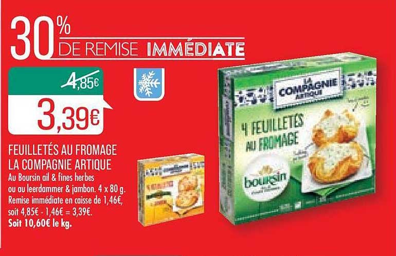 feuilletés au fromage la compagnie artique