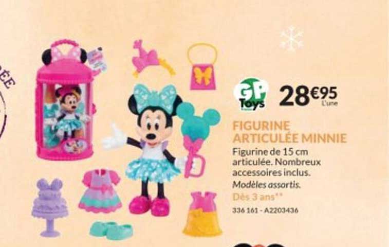 figurine articulée minnie