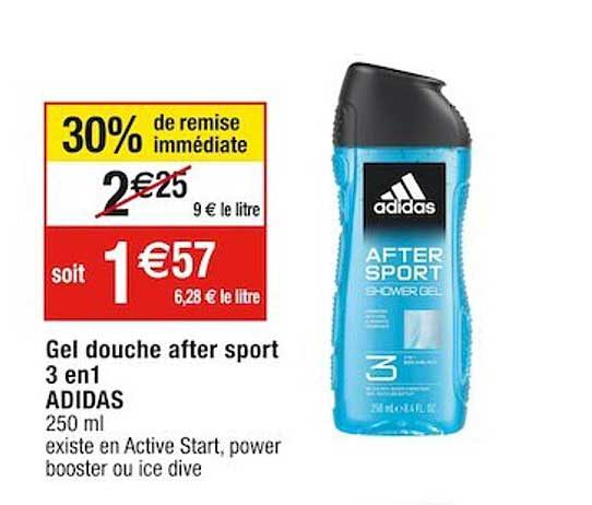 gel douche after sport 3 en 1 adidas