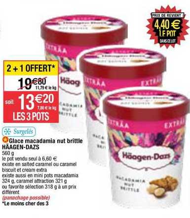 glace macadamia nut brittle häagen-dazs