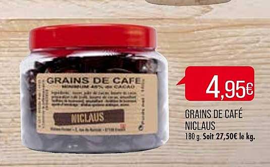 grains de café niclaus
