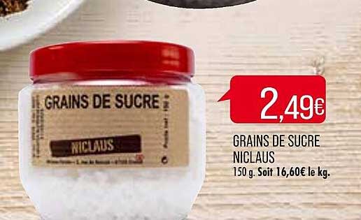 grains de sucre niclaus