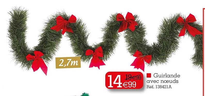 guirlande avec noeuds