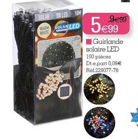 Guirlande Solaire Led