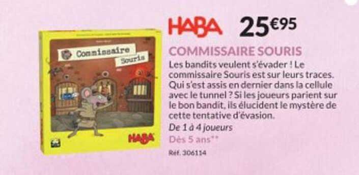 haba commissaire souris