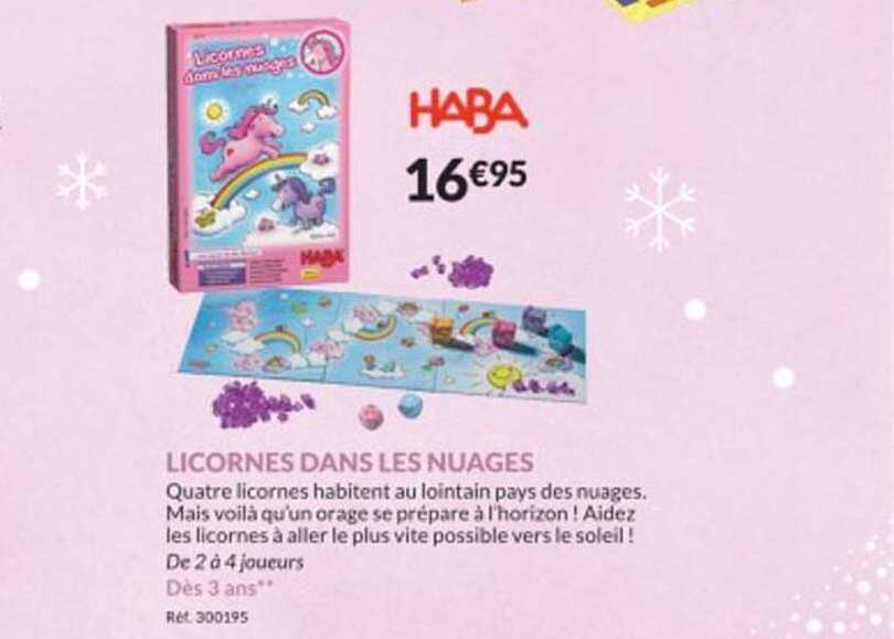 haba licornes dands les nuages