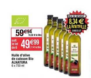 Huile D'olive De Cuisson Bio Alnatura