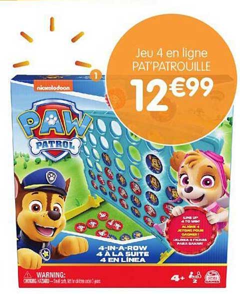 Jeu 4 En Ligne Pat'patrouille