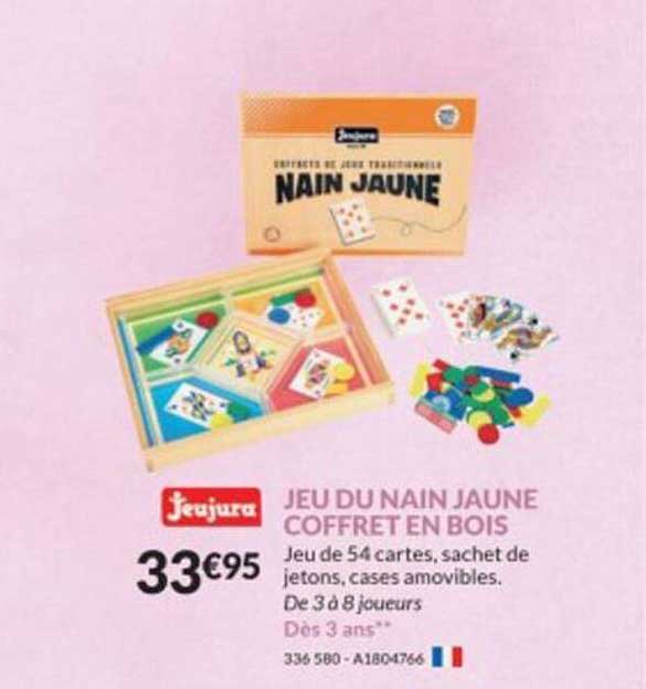 Jeu De Nain Jaune Coffret En Bois Jeujura