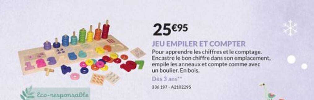 jeu empiler et compter