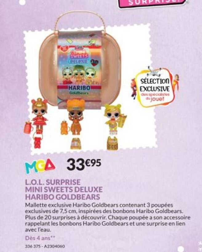 l.o.l surprise mini sweets deluxe haribo goldbears