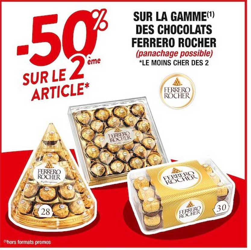 La Gamme Des Chocolats Ferrero Rocher