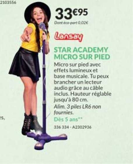 Lansay Star Academy Micro Sur Pied