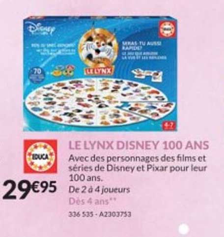 le lynx disney 100 ans