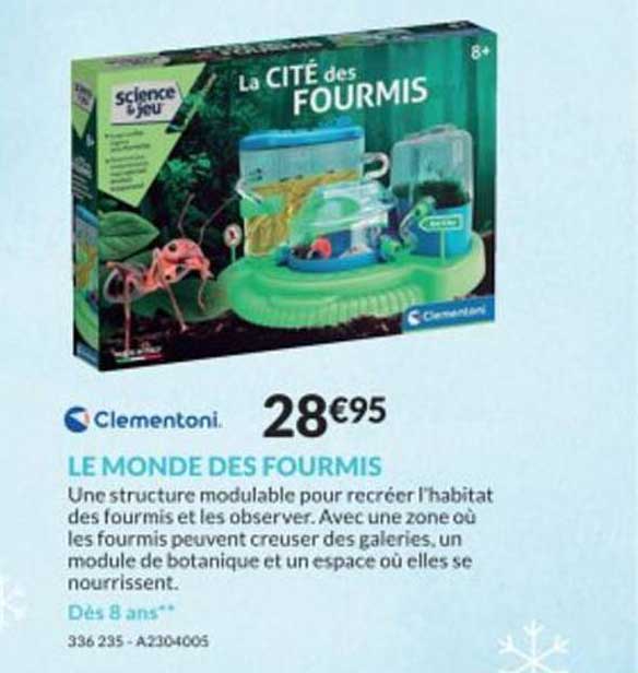 le monde des fourmis clementoni