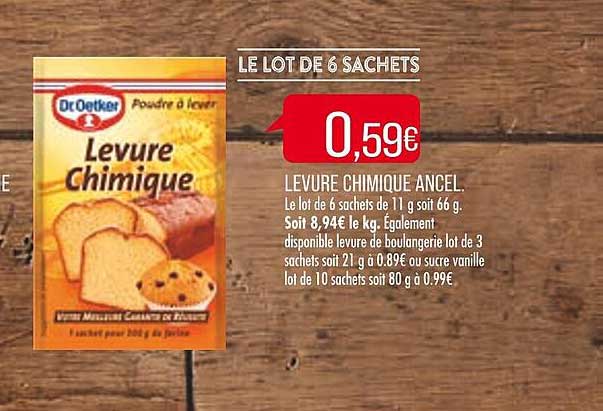 levure chimique ancel