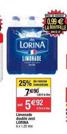 limonade double zest lorina