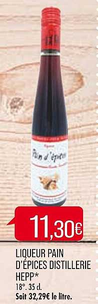 liqueur pain d'épices distillerie hepp