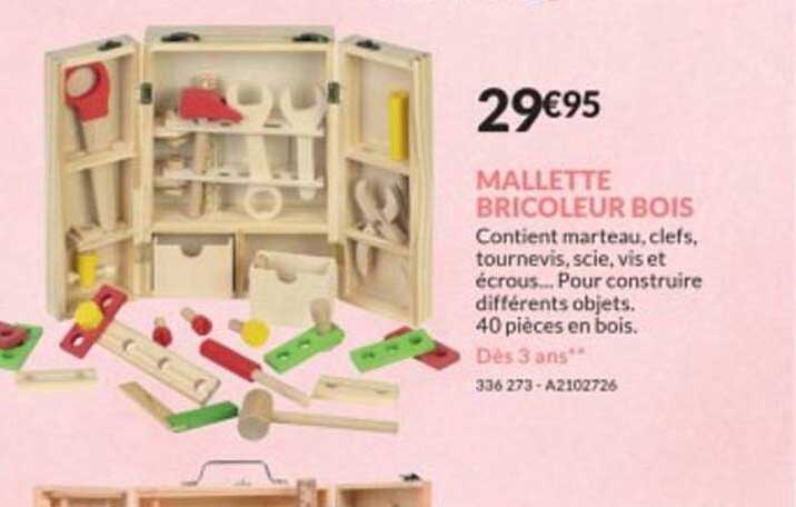 Mallette Bricoleur Bois