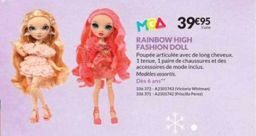mga rainbow high fashion doll