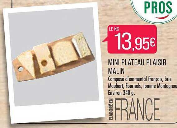Mini Plateau Plaisir Malin