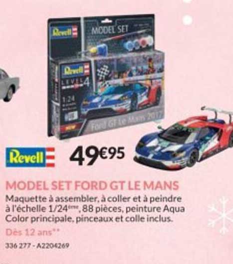 model set ford gt le mans revell