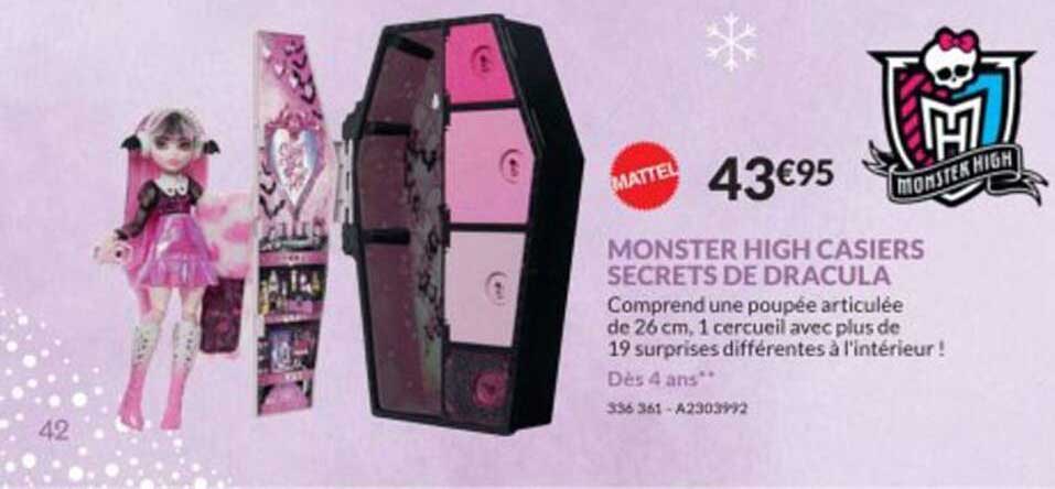 monster high casiers secrets de dracula