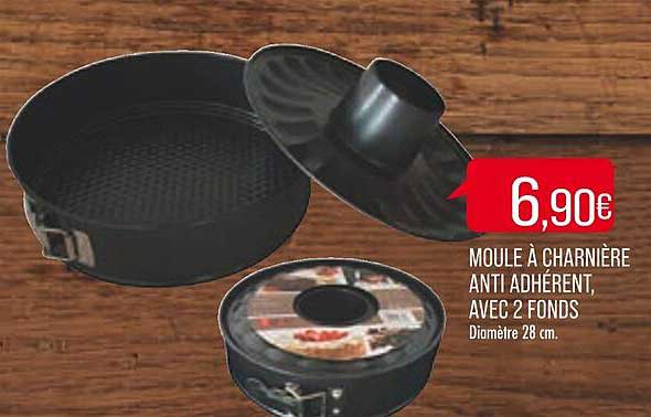 Moule à Charnière Anti Adhérent Avec 2 Fonds