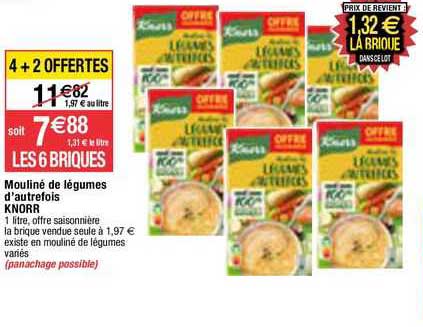 mouliné de légumes d'autrefois knorr