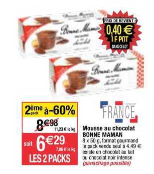 Mousse Au Chocolat Bonne Maman