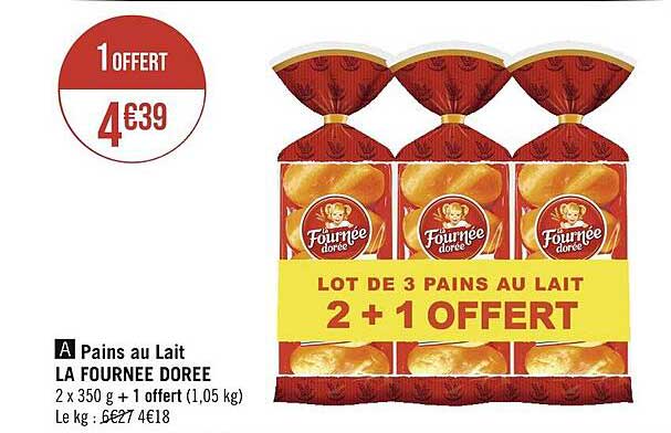 pains au lait la fournée dorée