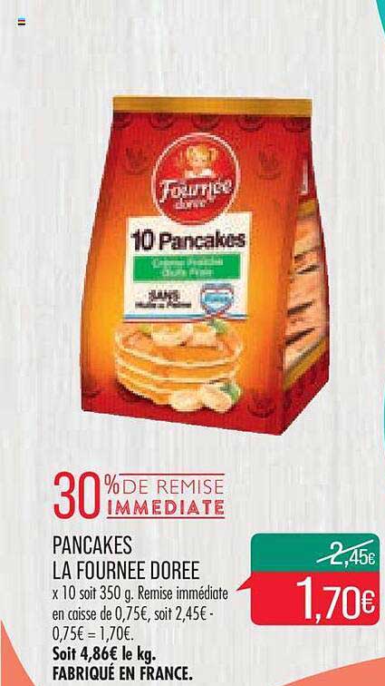 pancakes la fournée dorée