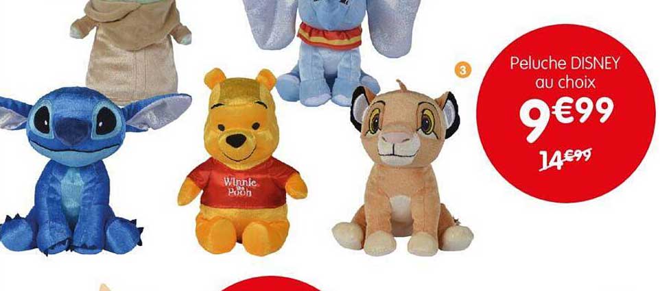 Peluche Disney Au Choix