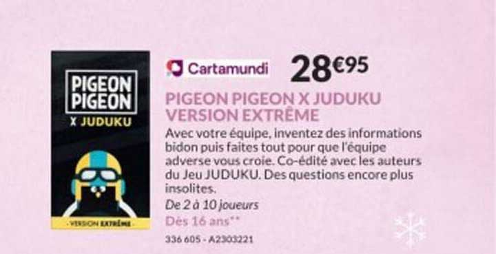 pigeon pigeon x juduku version extrême