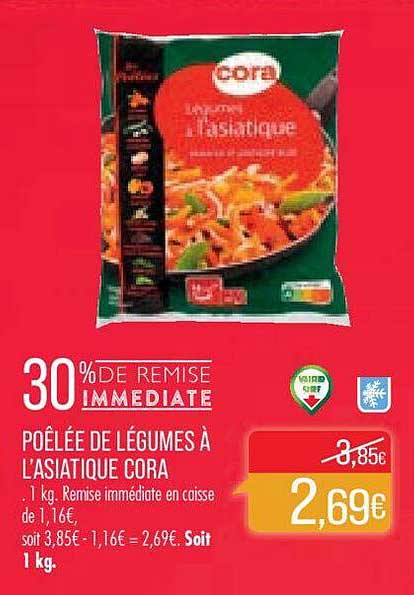 poêlée de légumes à l'asiatique cora