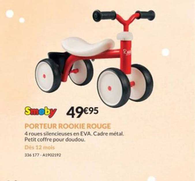 porteur rookie rouge