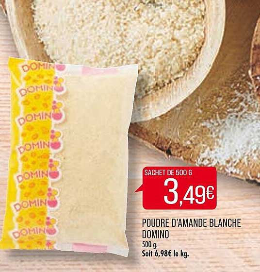 poudre d'amande blanche dominio