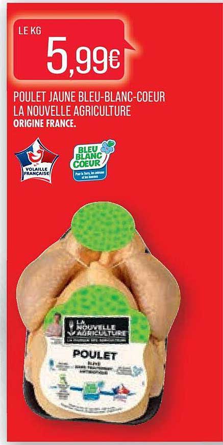 poulet jaunde bleu-blanc -coeur la nouvelle agriculture