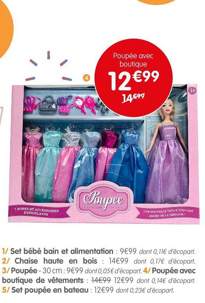 poupée avec boutique