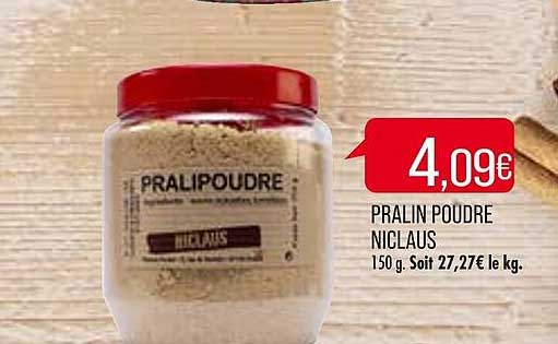 pralin poudre niclaus